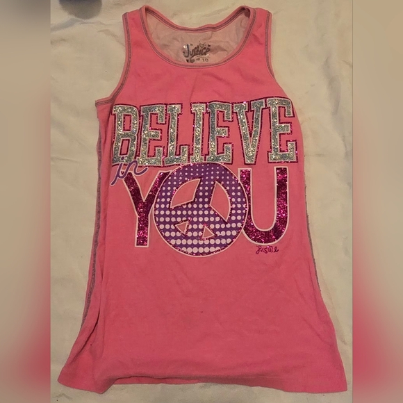 🧡 Justice. Kids Clothing Lot 7 Pieces - Pink, Green, Purple, White Girls 10 - Picture 4 of 14